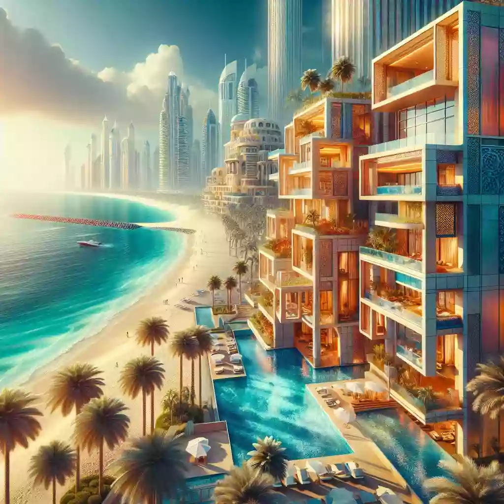 How did the Palm Jumeirah become a symbol of luxury living in Dubai?