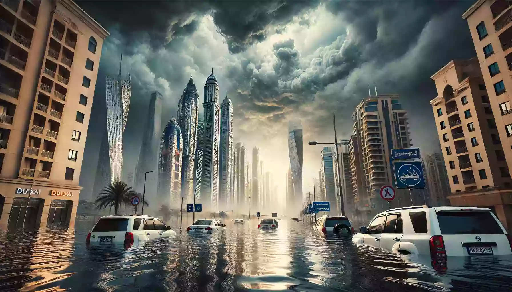 The real estate director in Dubai says that the flooding has been exaggerated: "Such things happen regularly in Miami."