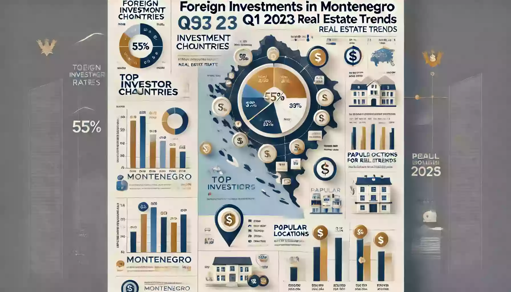 The largest amount of money comes from Serbia, Russia, and Turkey.