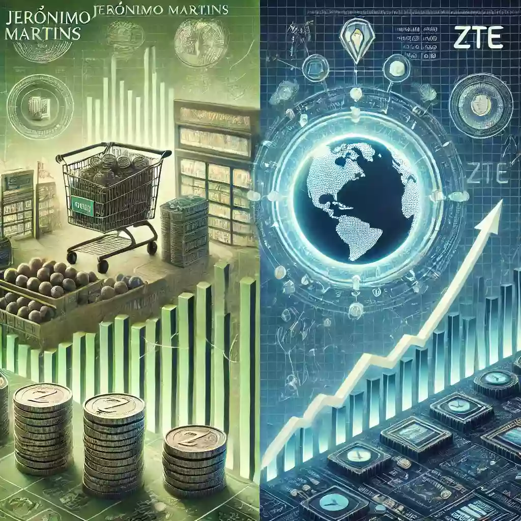 Comparison of ZTE (OTCMKTS:ZTCOY) and Jerónimo Martins, SGPS (OTCMKTS:JRONY)