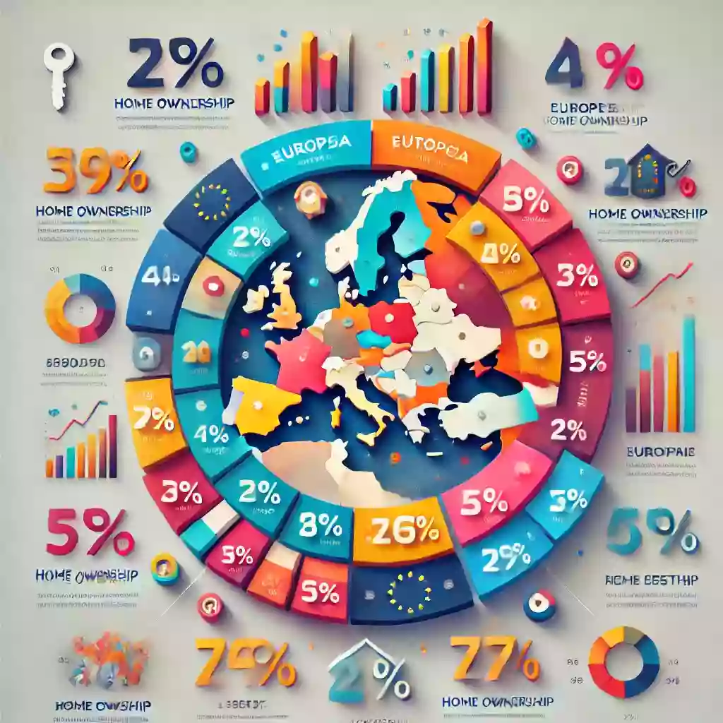 Housing conditions: percentage of owners by countries of the European Union 2022 | Statista