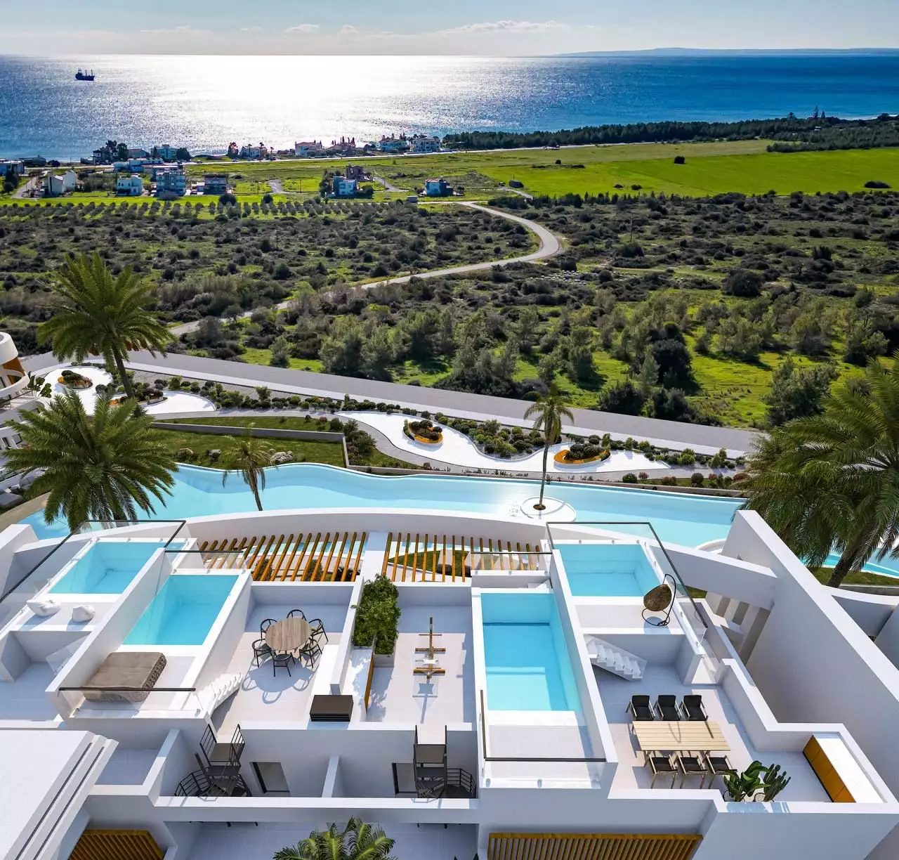 Квартира 90м² в Кипре, Богаз. Стоимостью 229000£ аренда фото-2