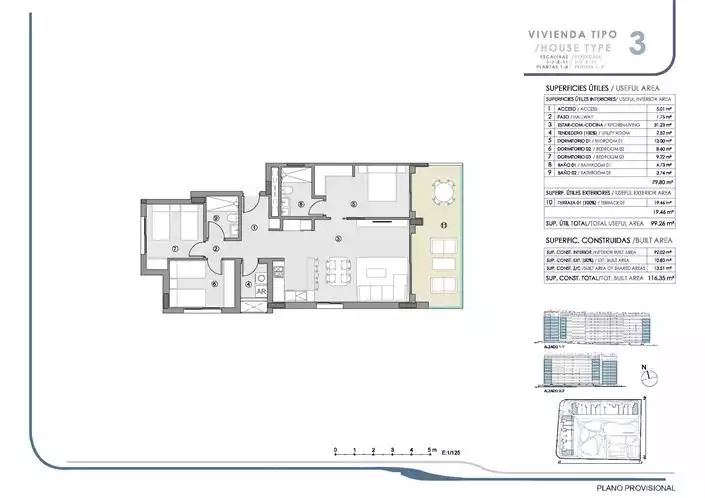 Квартира 85м² в Испании, Торревьеха. Стоимостью 329000€ аренда фото-13