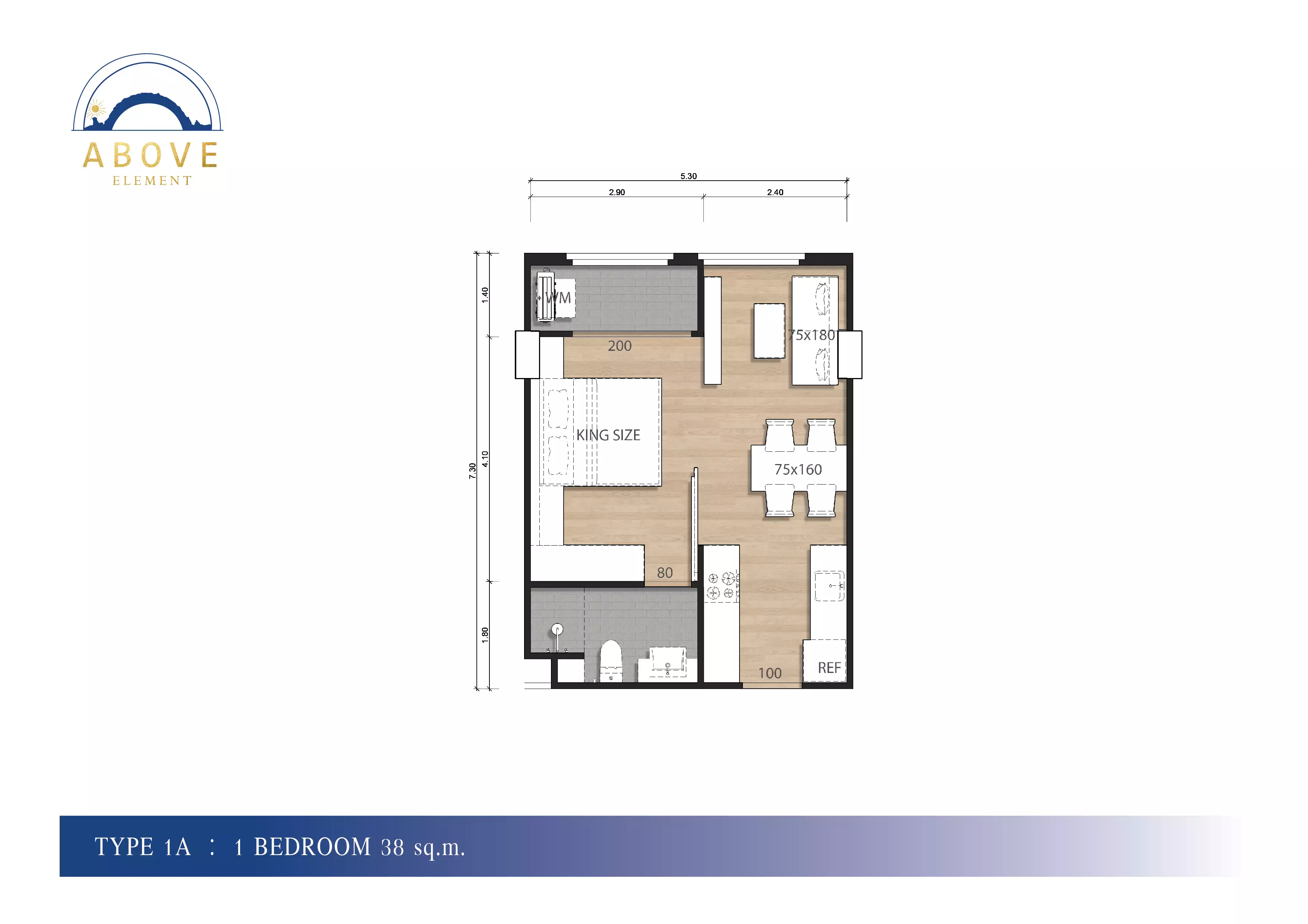 Квартира 38м² в Таиланде, Банг Тао. Стоимостью 153720$ аренда фото-2