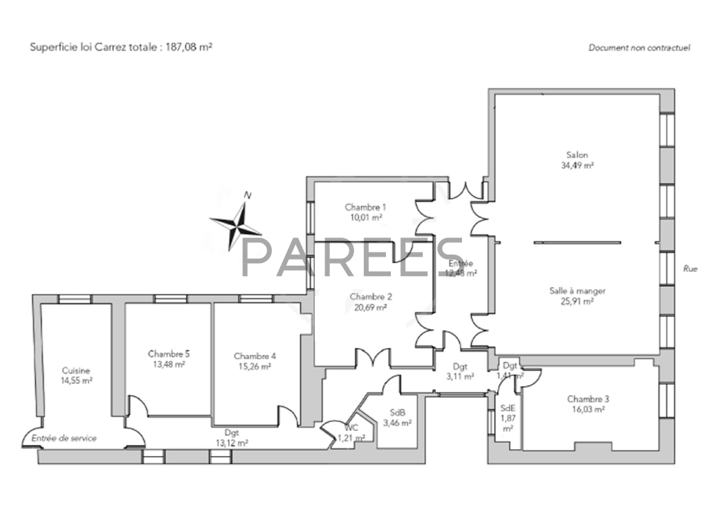 Квартира 187м² в Франции, Париж. Стоимостью 1406459£ аренда фото-3
