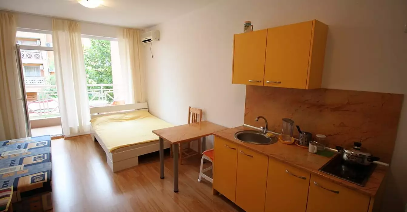 Квартира 32м² в Болгарии, Солнечный берег. Стоимостью 9500€ аренда фото-1