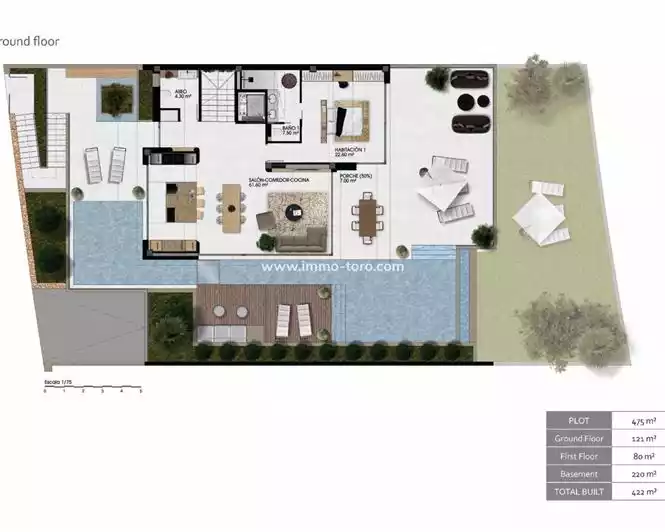 Дом 85м² в Испании, Финестрат. Стоимостью 885000€ аренда фото-41