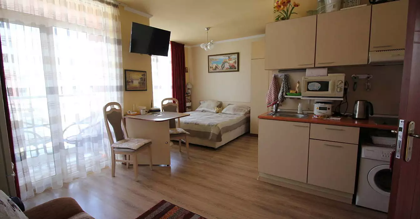 Квартира 36м² в Болгарии, Солнечный берег. Стоимостью 23500€ аренда фото-1