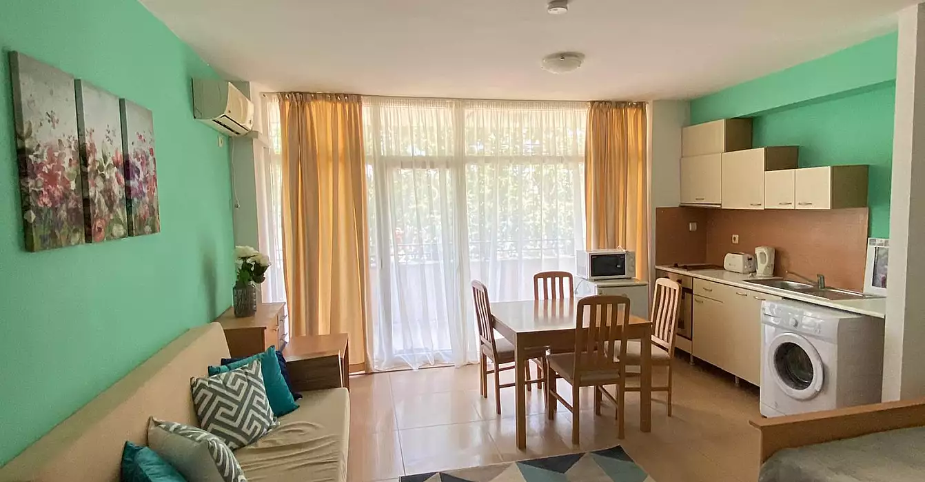 Квартира 45м² в Болгарии, Солнечный берег. Стоимостью 26500€ аренда фото-1