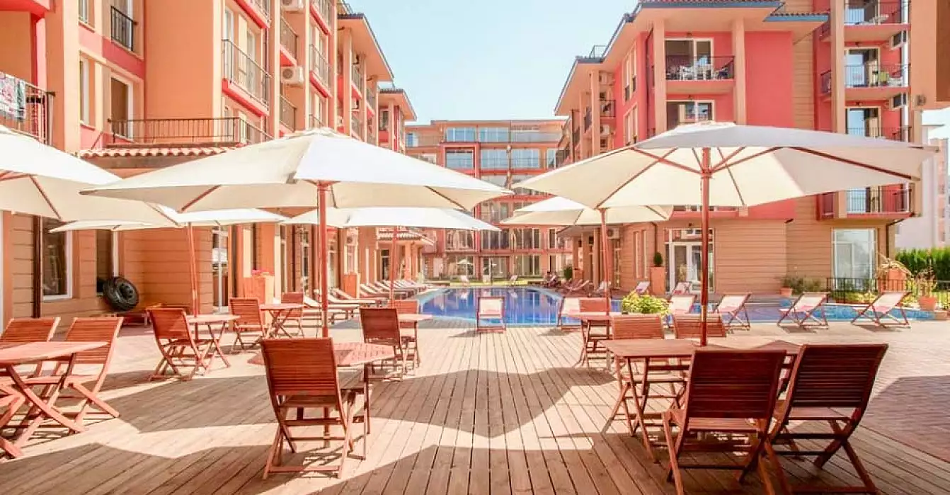 Квартира 34м² в Болгарии, Солнечный берег. Стоимостью 17000€ аренда фото-1