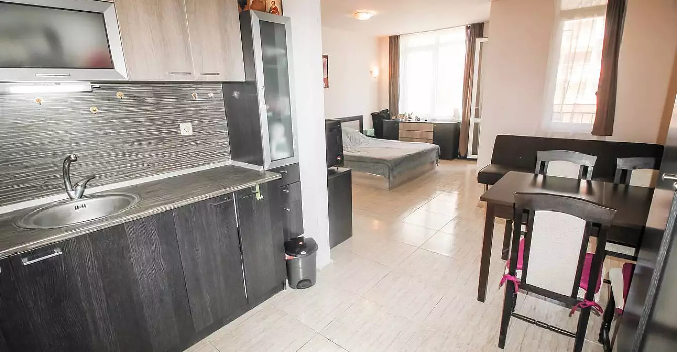 Квартира 44м² в Болгарии, Солнечный берег. Стоимостью 19980€ аренда фото-1