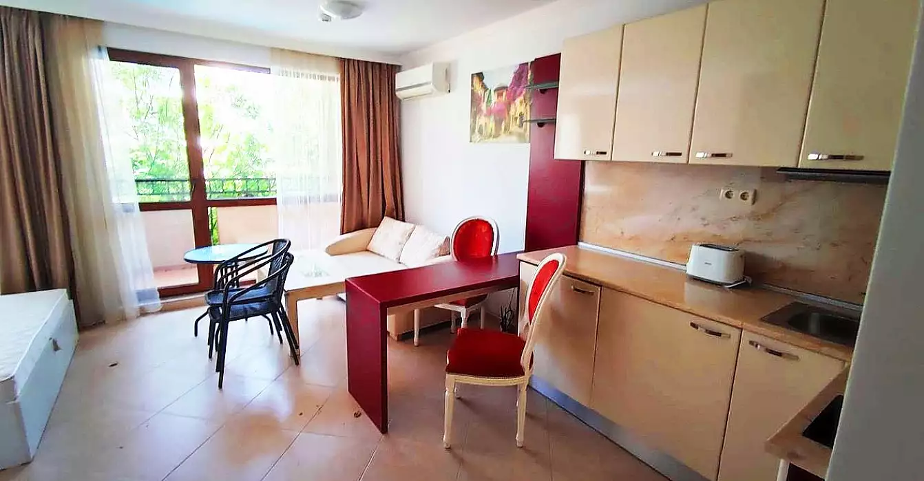 Квартира 42м² в Болгарии, Солнечный берег. Стоимостью 33000€ аренда фото-1