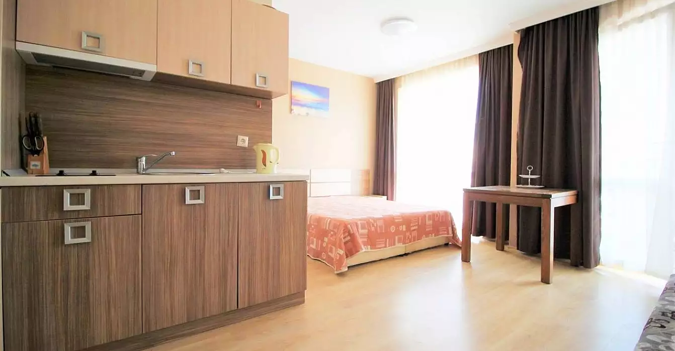 Квартира 40м² в Болгарии, Солнечный берег. Стоимостью 28500€ аренда фото-1