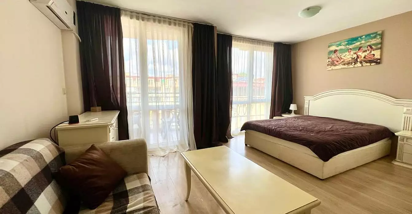 Квартира 41м² в Болгарии, Солнечный берег. Стоимостью 45500€ аренда фото-1