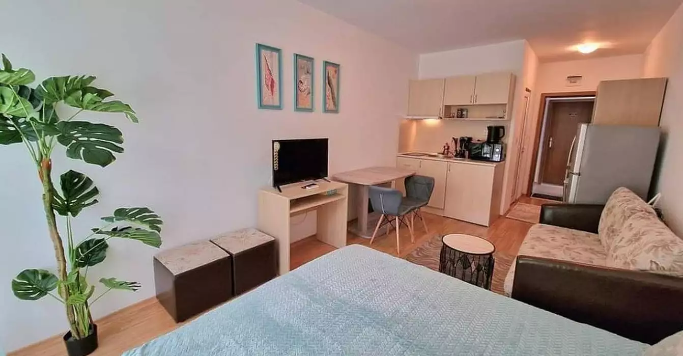 Квартира 30м² в Болгарии, Солнечный берег. Стоимостью 34500€ аренда фото-1
