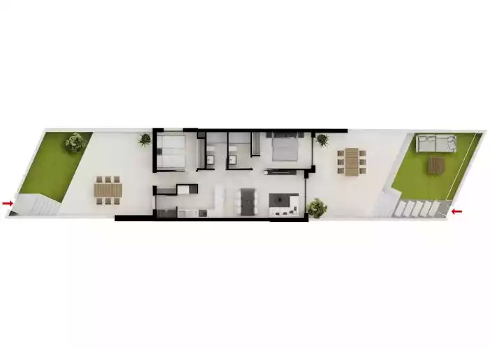 Квартира 75м² в Испании, Дения. Стоимостью 295000€ аренда фото-28