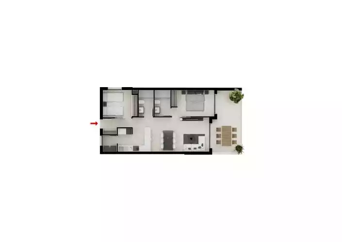 Квартира 75м² в Испании, Дения. Стоимостью 295000€ аренда фото-30