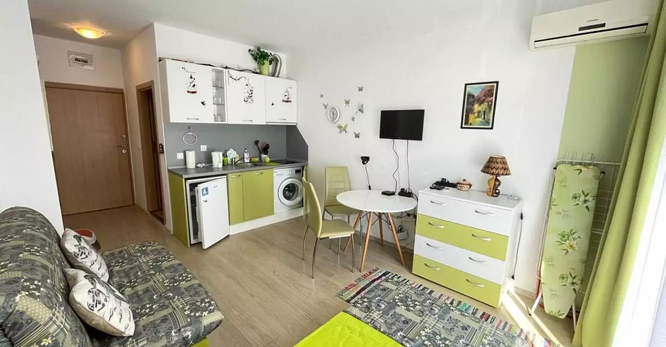 Квартира 36м² в Болгарии, Солнечный берег. Стоимостью 33500€ аренда фото-1