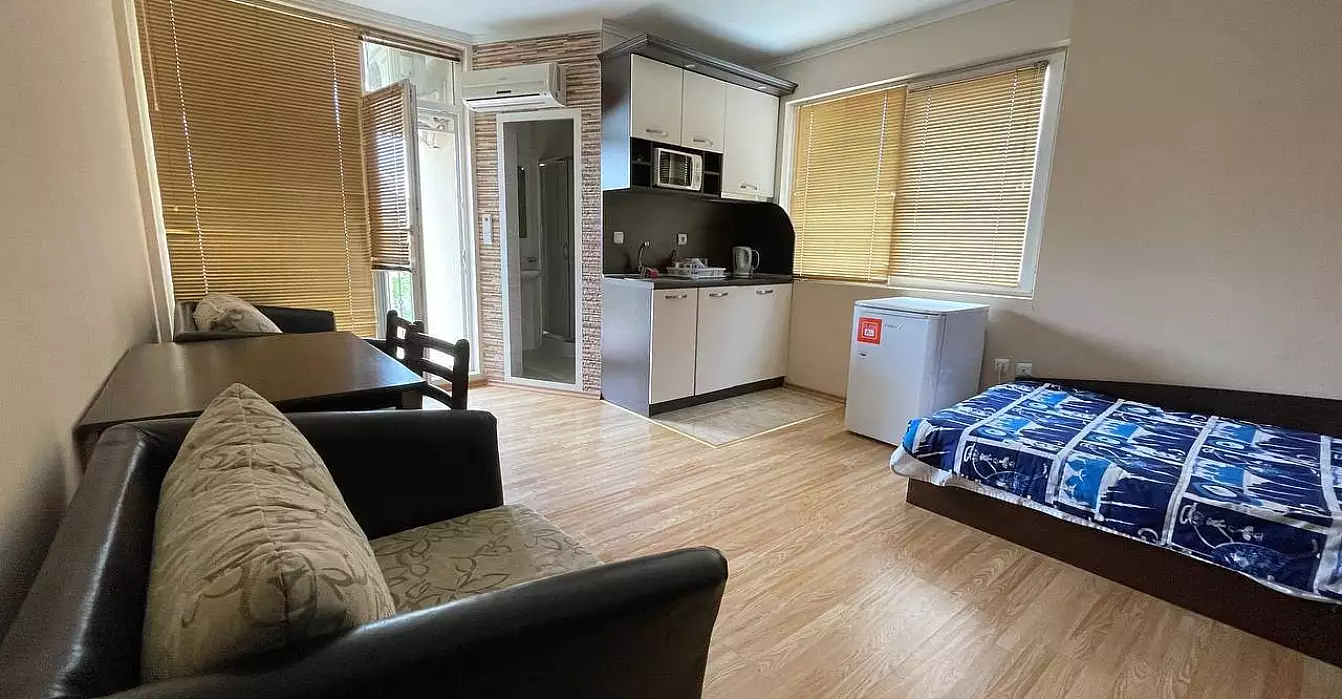 Квартира 58м² в Болгарии, Солнечный берег. Стоимостью 72000€ аренда фото-1