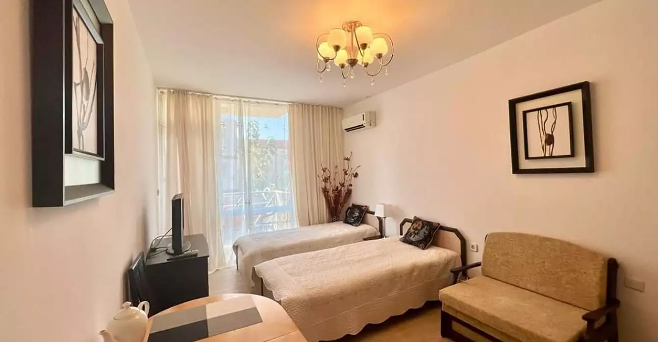 Квартира 30м² в Болгарии, Солнечный берег. Стоимостью 33500€ аренда фото-1