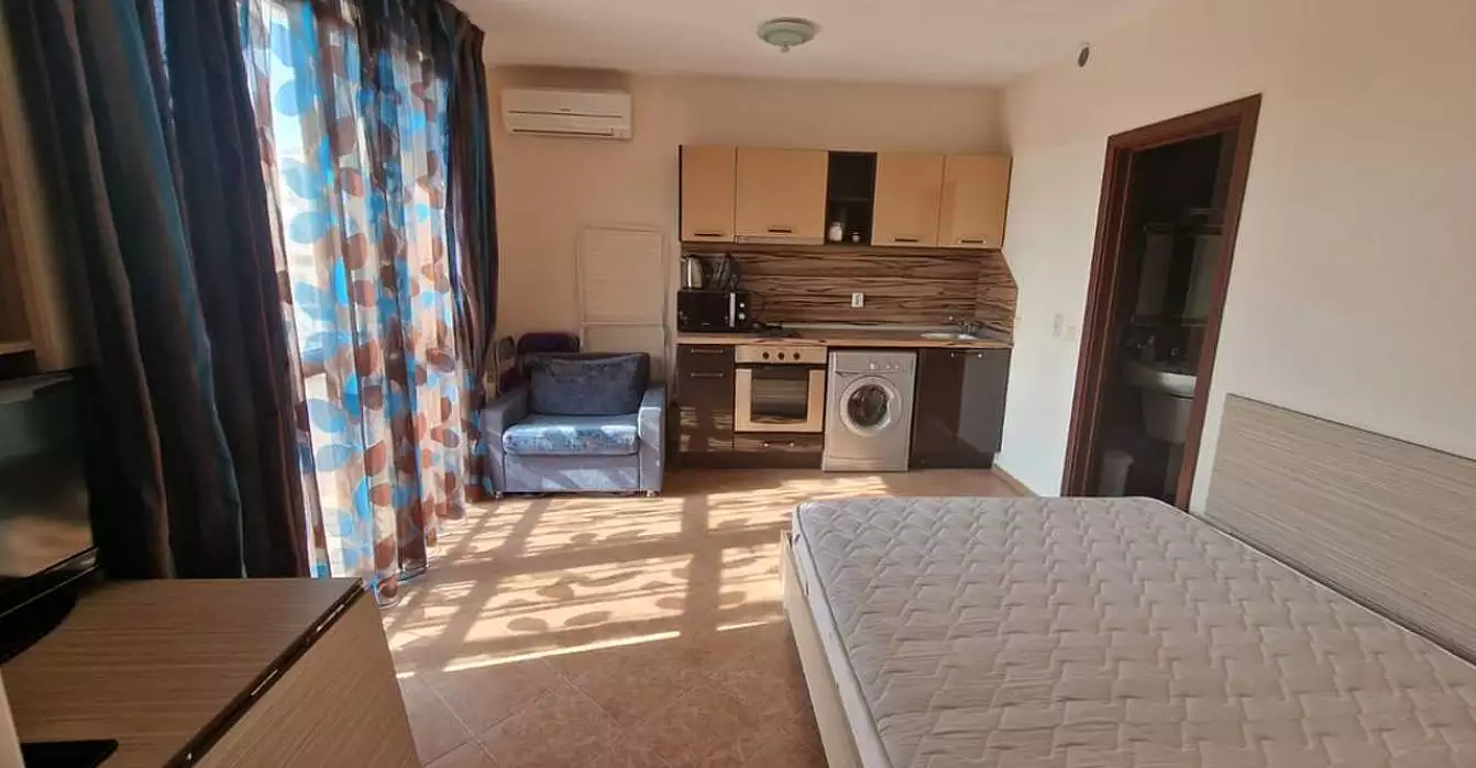 Квартира 32м² в Болгарии, Солнечный берег. Стоимостью 48000€ аренда фото-1