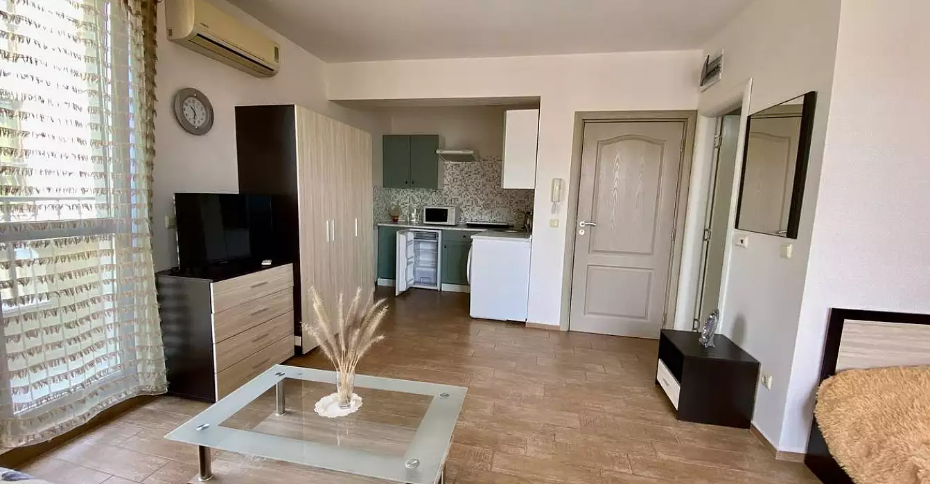 Квартира 45м² в Болгарии, Солнечный берег. Стоимостью 48500€ аренда фото-1