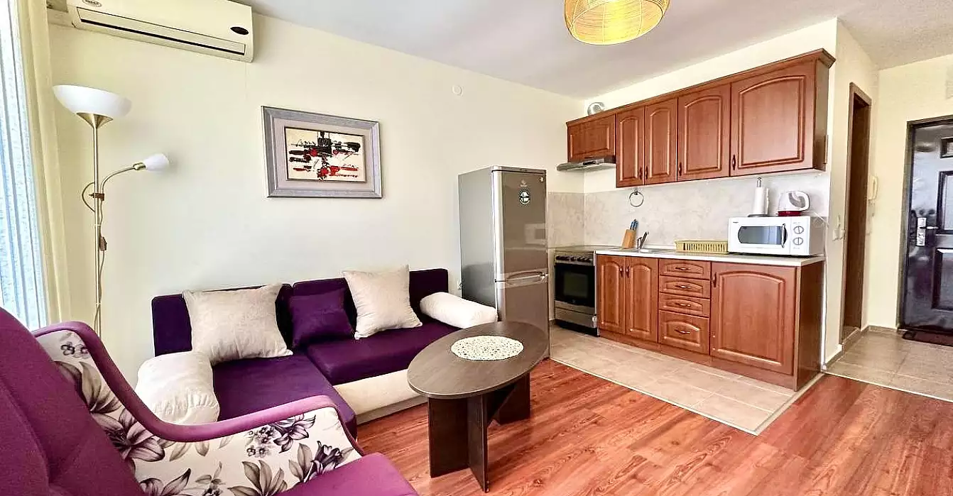 Квартира 56м² в Болгарии, Солнечный берег. Стоимостью 55500€ аренда фото-1