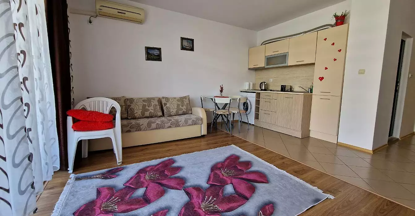 Квартира 40м² в Болгарии, Солнечный берег. Стоимостью 43000€ аренда фото-1