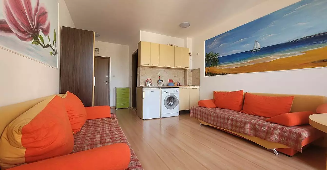Квартира 28м² в Болгарии, Солнечный берег. Стоимостью 21000€ аренда фото-1