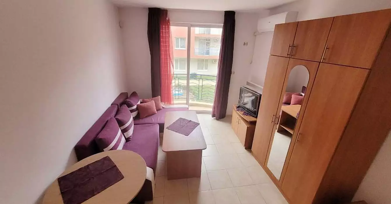 Квартира 30м² в Болгарии, Солнечный берег. Стоимостью 34900€ аренда фото-1