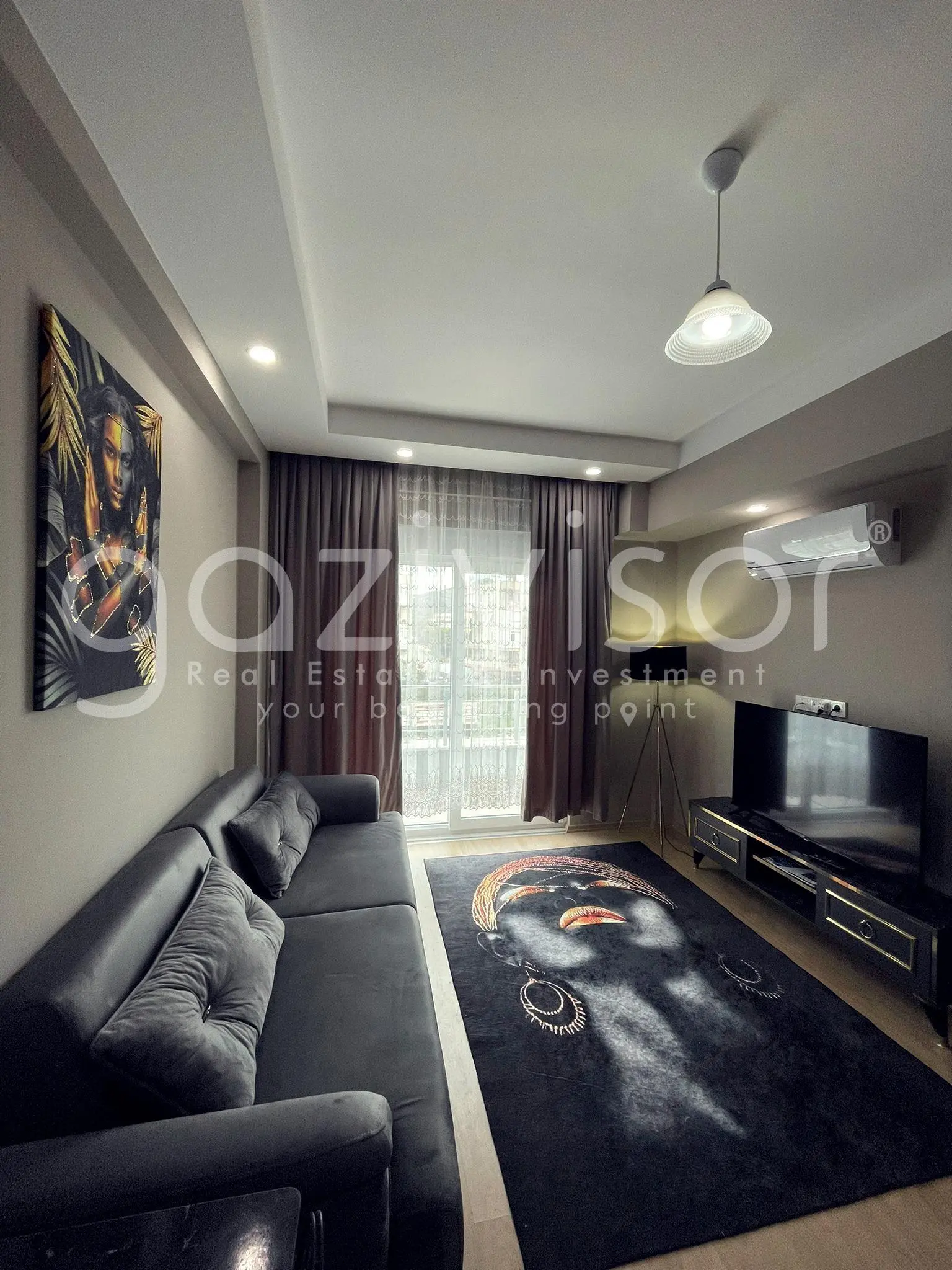 Квартира 50м² в Турции, Газипаша. Стоимостью 65948£ аренда фото-3