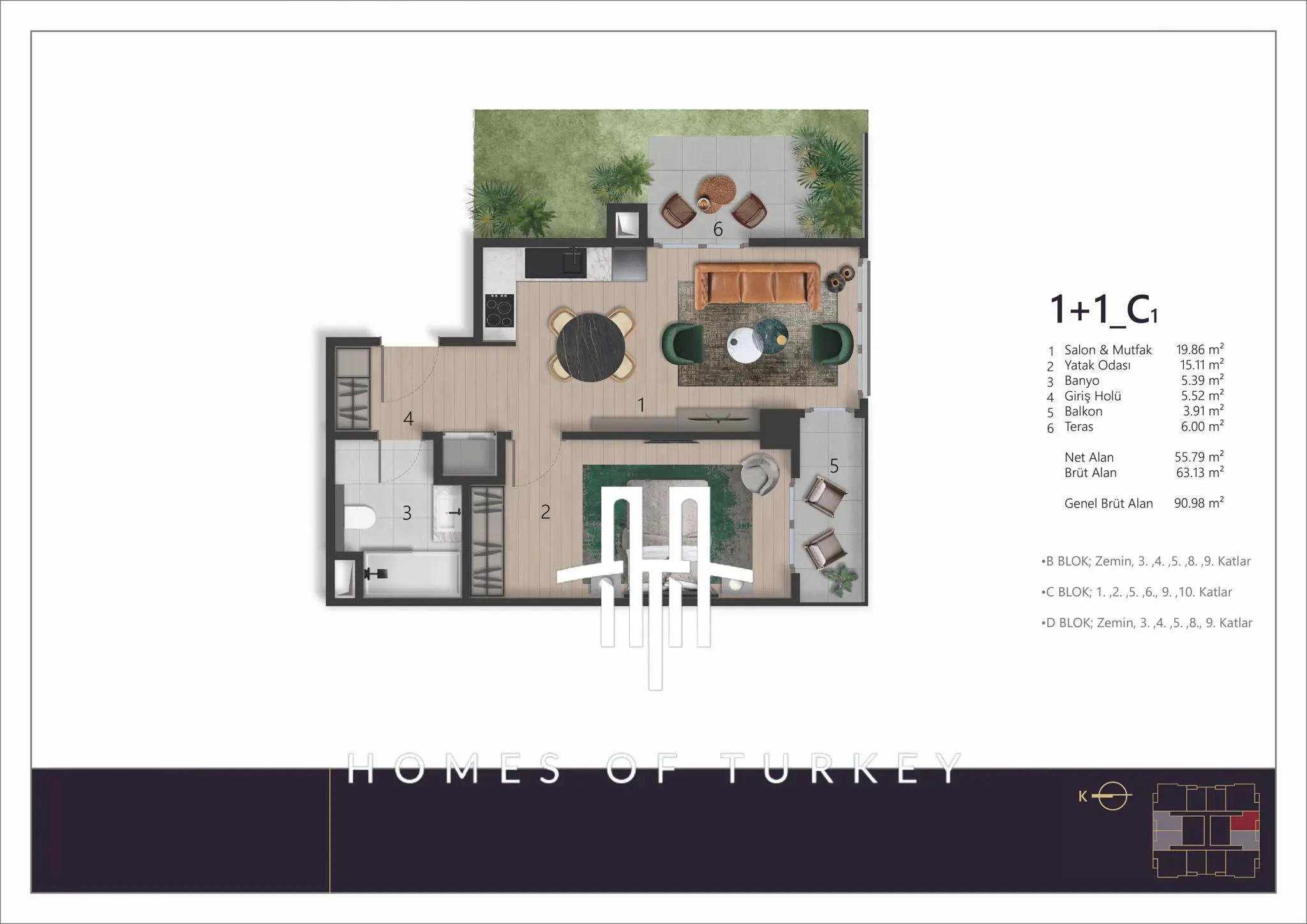 Другие объекты 78м² в Турции, Бейоглу. Стоимостью 392551£ аренда фото-20