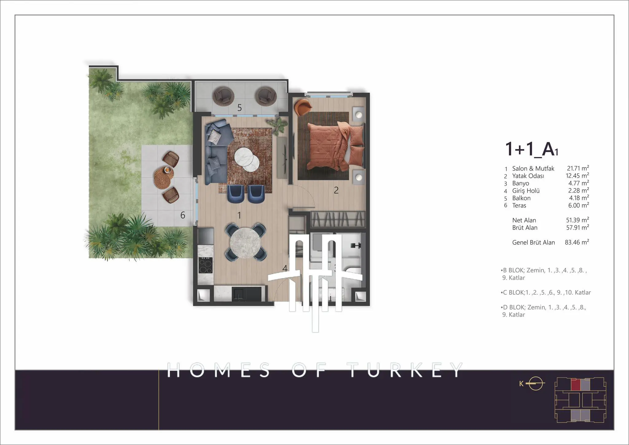 Другие объекты 78м² в Турции, Бейоглу. Стоимостью 392551£ аренда фото-21