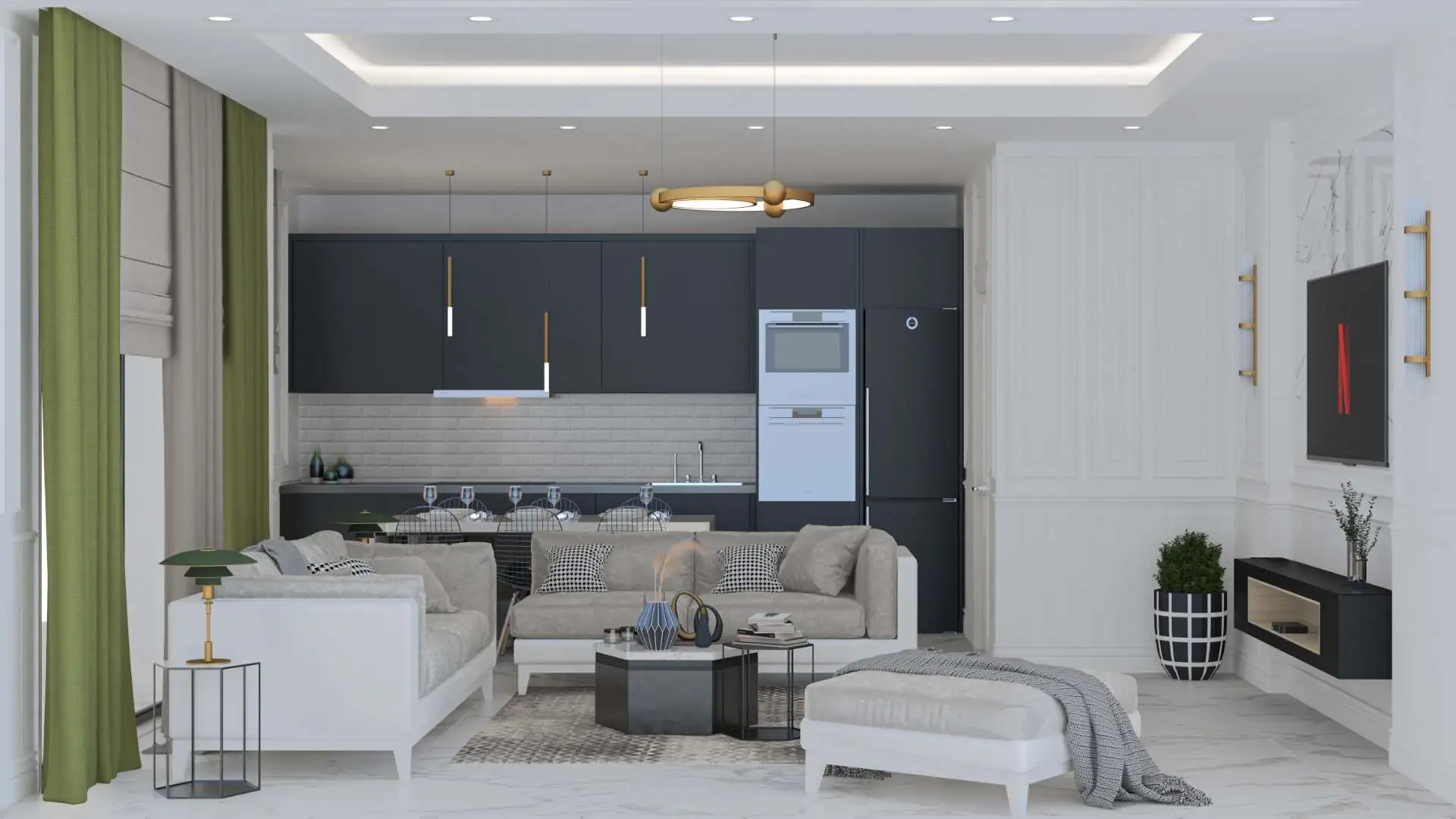 Квартира 55м² в Турции, Авсаллар. Стоимостью 91984£ аренда фото-14