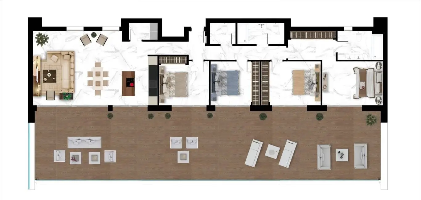 Дом 150м² в Испании, Марбелья. Стоимостью 1201883£ аренда фото-20