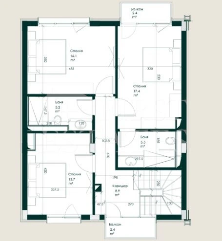 Дом 187м² в Болгарии, София. Стоимостью 184307£ аренда фото-10