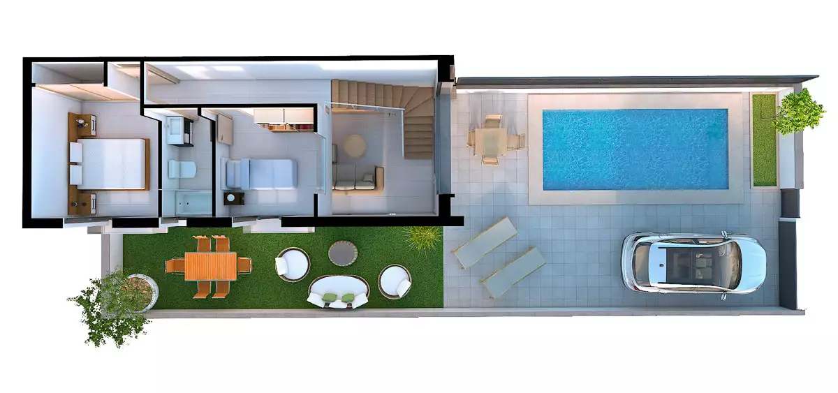 Таунхаус 74м² в Испании, Ареналес-дель-Соль. Стоимостью 294000€ аренда фото-7