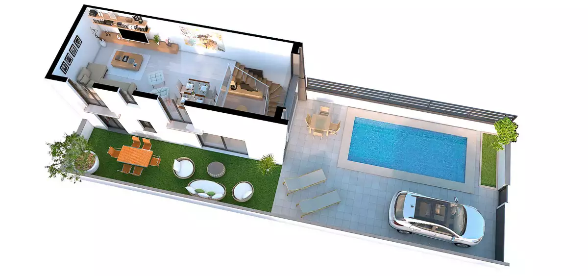 Таунхаус 74м² в Испании, Ареналес-дель-Соль. Стоимостью 294000€ аренда фото-9