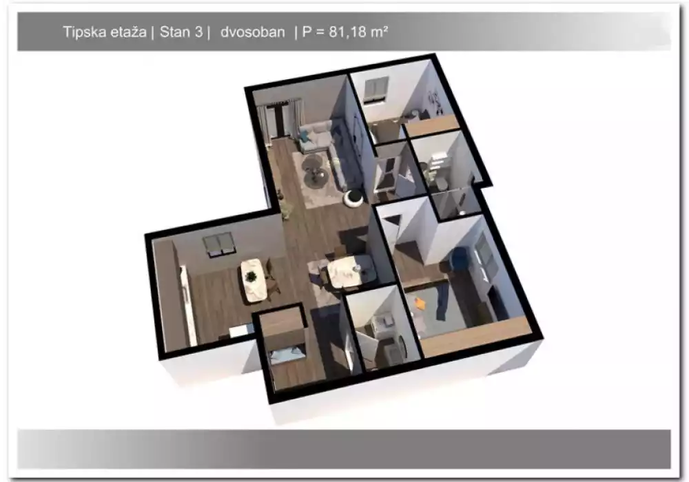 Квартира 36м² в Черногории, Рафаиловичи. Стоимостью 144540€ аренда фото-13
