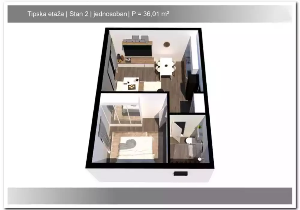 Квартира 36м² в Черногории, Рафаиловичи. Стоимостью 144540€ аренда фото-10