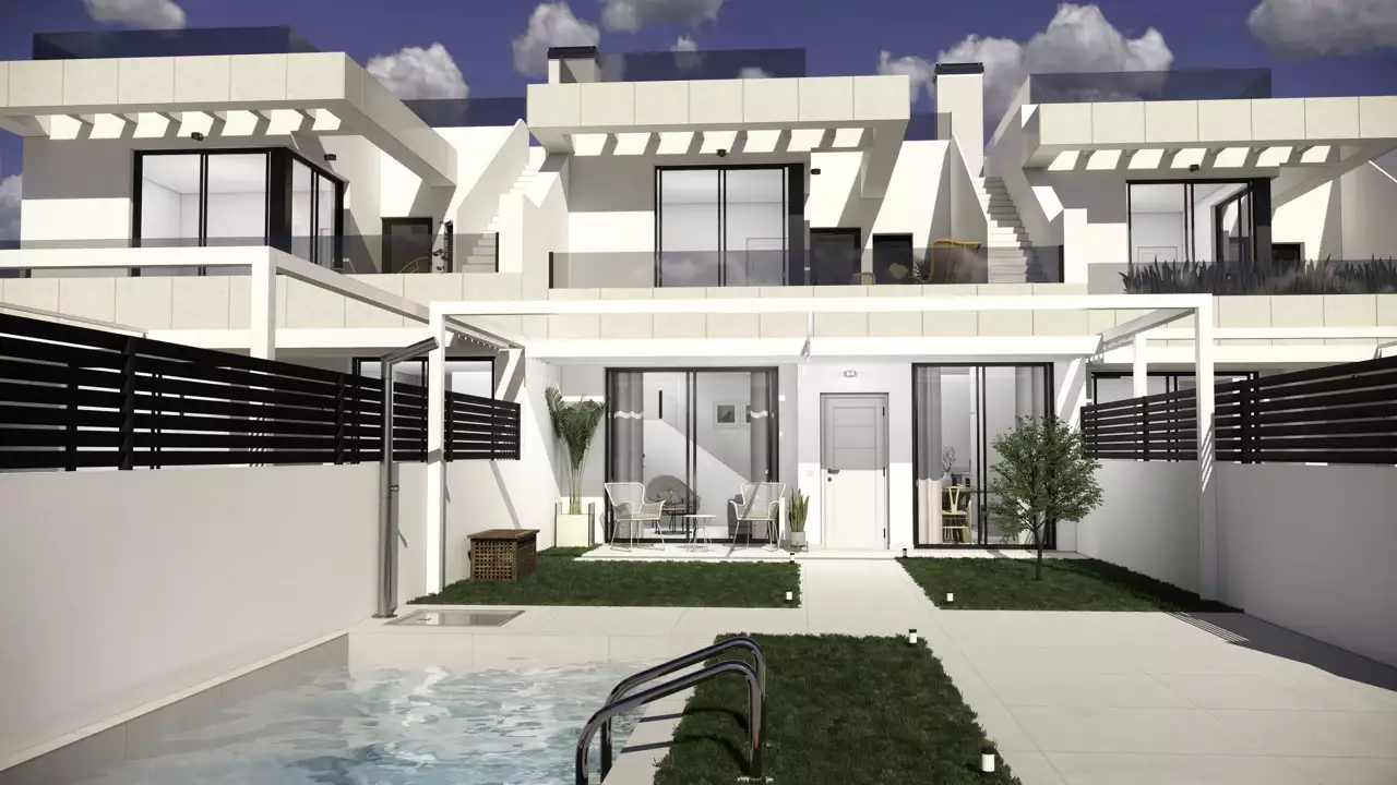 Таунхаус 120м² в Испании, Сьюдад-Кесада. Стоимостью 282900€ аренда фото-1