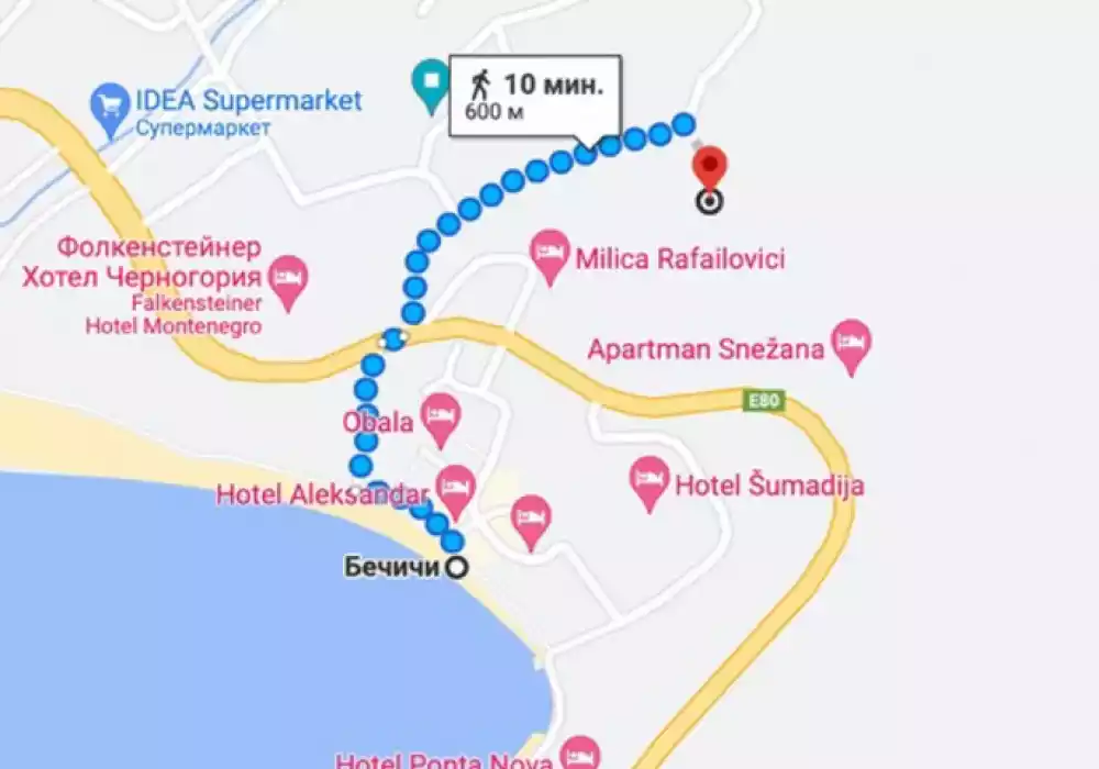 Квартира 53м² в Черногории, Рафаиловичи. Стоимостью 105000€ аренда фото-10