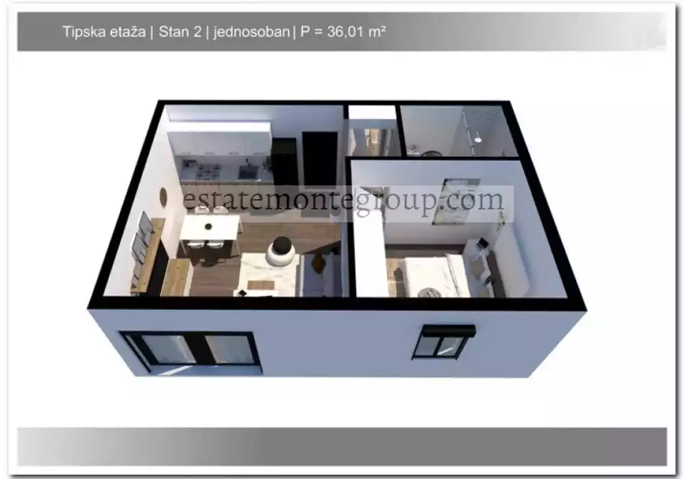 Квартира 36м² в Черногории, Рафаиловичи. Стоимостью 118833€ аренда фото-40