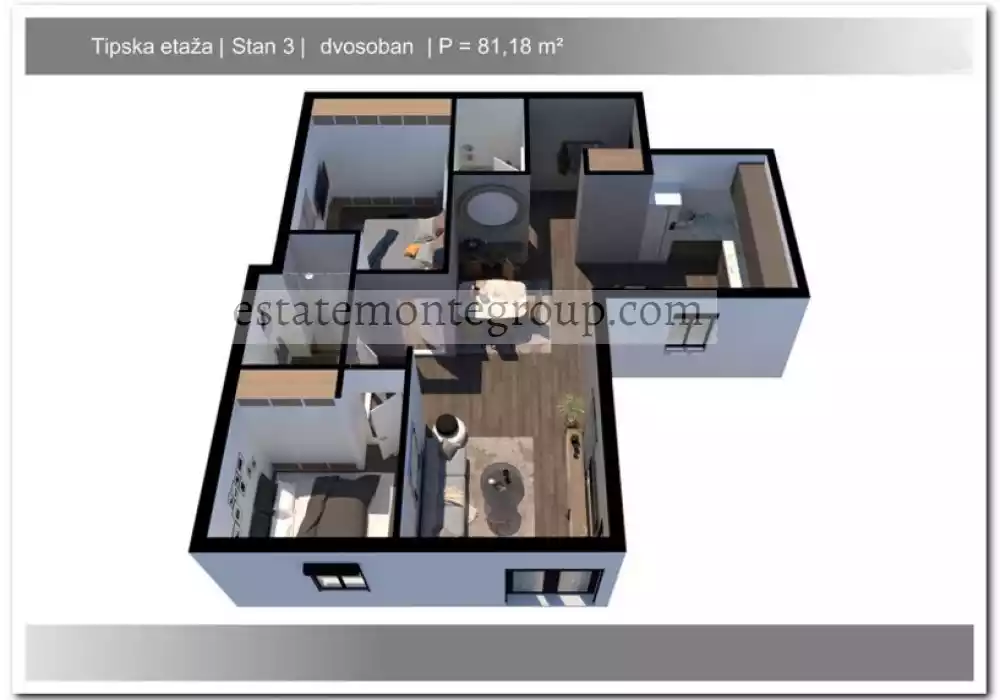 Квартира 105м² в Черногории, Рафаиловичи. Стоимостью 345609€ аренда фото-46