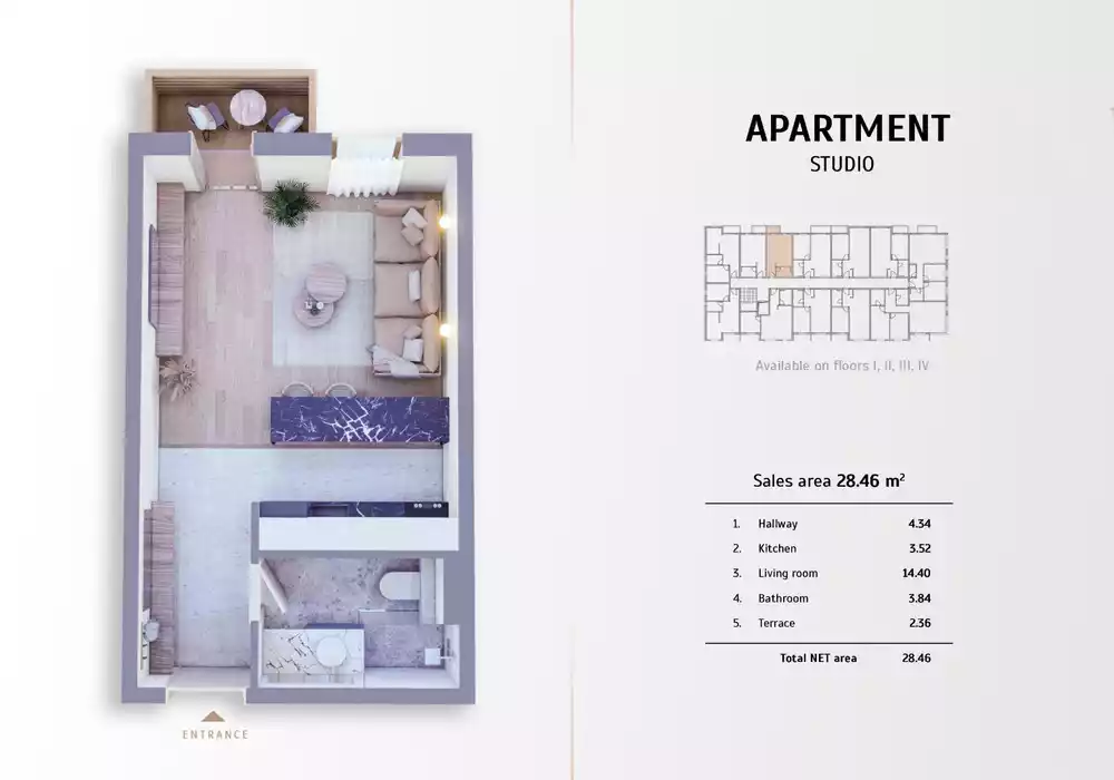 Квартира 29м² в Черногории, Колашин. Стоимостью 66881€ аренда фото-4