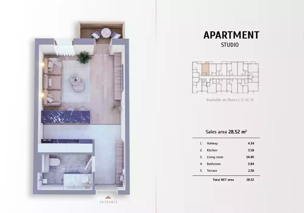 Квартира 29м² в Черногории, Колашин. Стоимостью 67022€ аренда фото-4