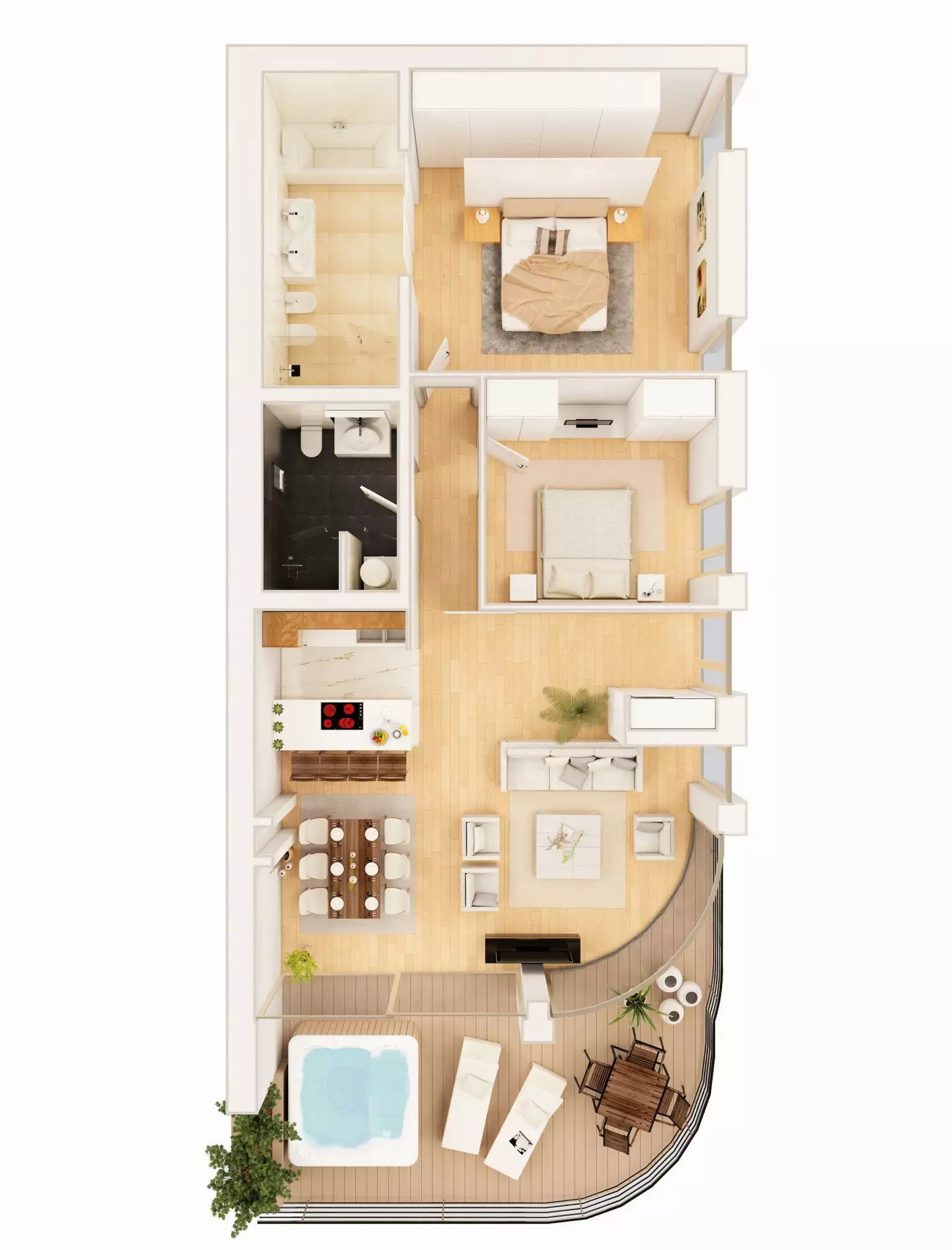 Квартира 146м² в Черногории, Будва. Стоимостью 950000€ аренда фото-6