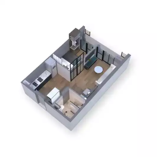 Квартира 46м² в Грузии, Батуми. Стоимостью 32414€ аренда фото-1