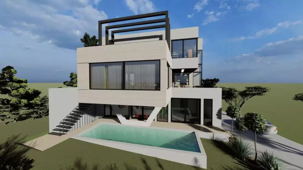 Вилла 400м² в Хорватии, Медулин. Стоимостью 2270000€ аренда фото-5