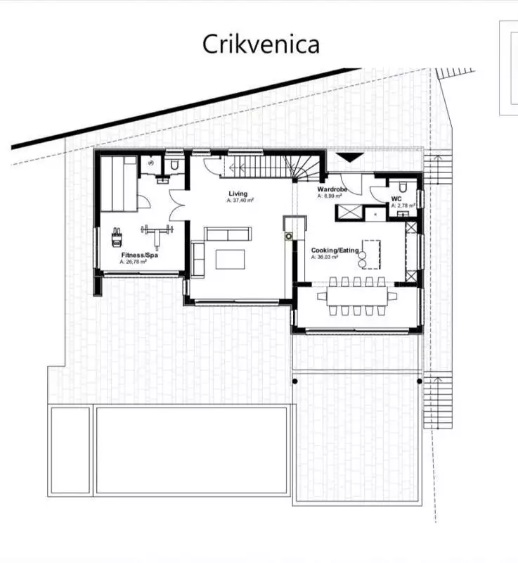 Вилла 380м² в Хорватии, Цриквеница. Стоимостью 1350000€ аренда фото-10